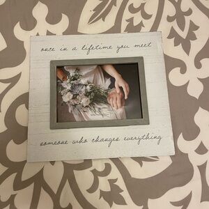 Burnes Of Boston White and Gray Modern Picture Frame